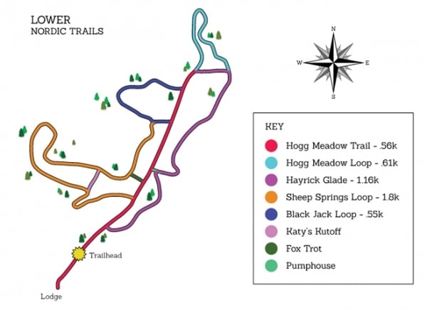 Hoodoo Lower Map Trails